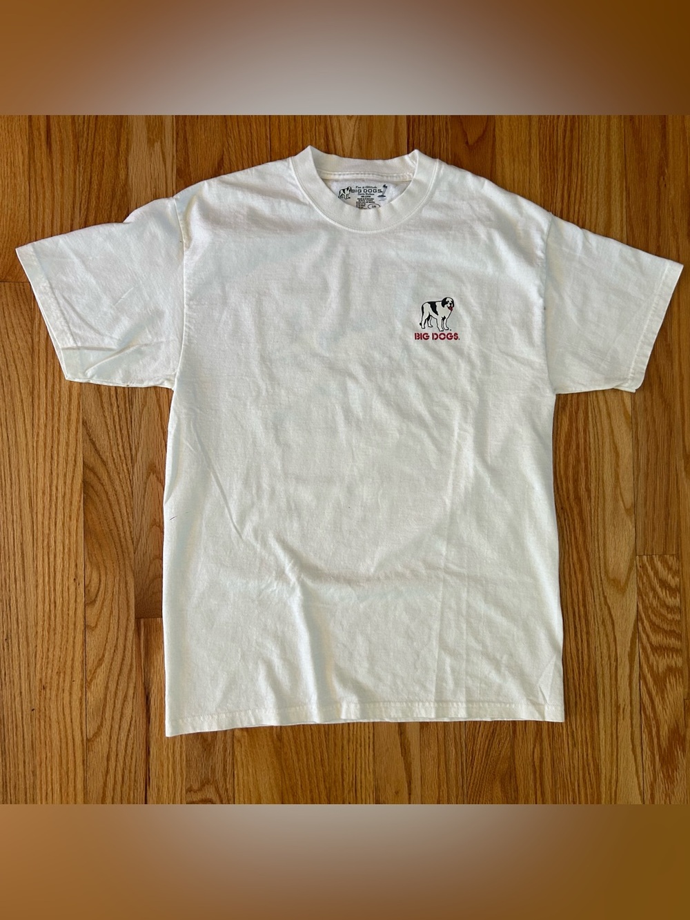 Big Dogs Tee with “Life is Good” graphic